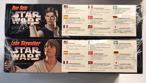 STAR WARS LUKE SKYWALKER, HAN SOLO MODEL KITS AMT ERTL, 1995 New Sealed