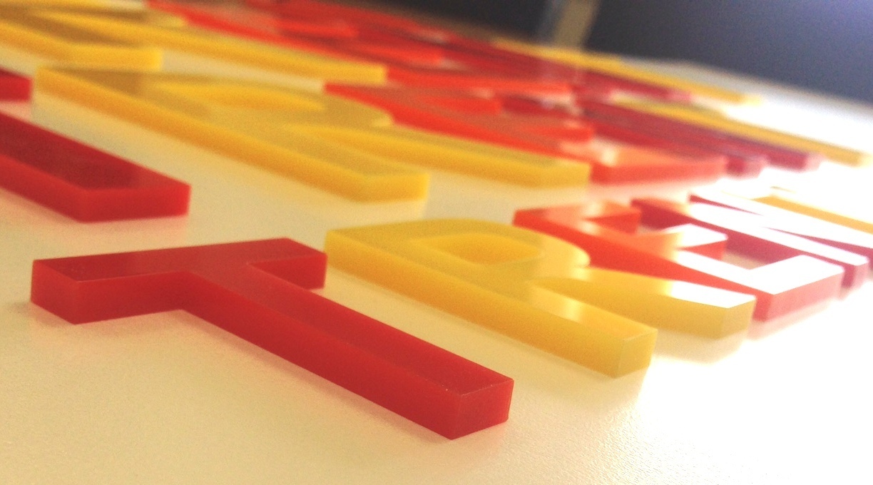 Perspex Acrylic Letters 100mm, Laser cut 5mm, Craft, Personalised