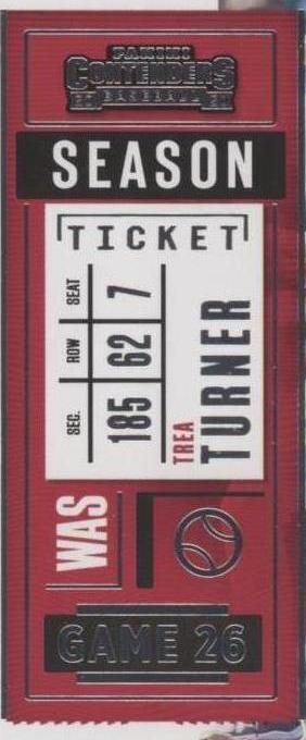 2020 Panini Contenders - Trea Turner #79