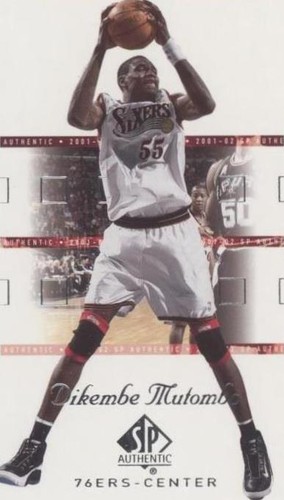 2001-02 SP Authentic - Dikembe Mutombo #65
