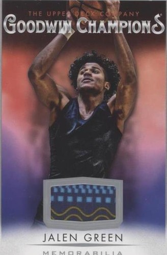 2021 Upper Deck Goodwin Champions - Jalen Green #M-JG