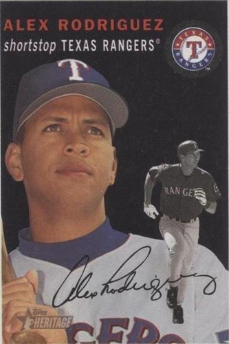 2025 Topps Heritage Through the Years #TTY18 Alex Rodriguez