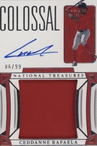 2023 Panini National Treasures - Ceddanne Rafaela #CMS-CR