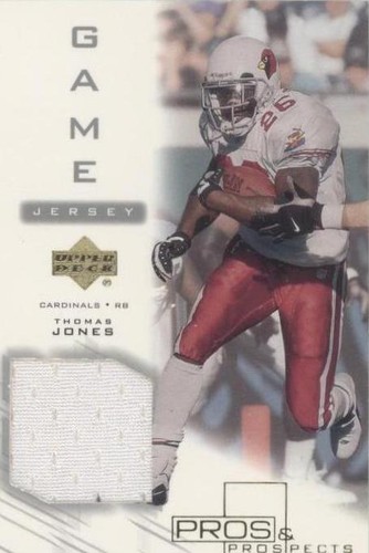 2001 Upper Deck Pros & Prospects Thomas Jones #TJ-J