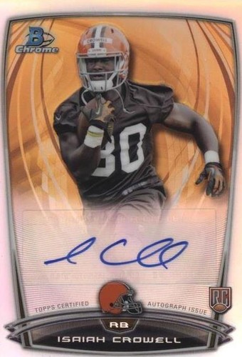 2014 Bowman Chrome Isaiah Crowell #RCRA-IC