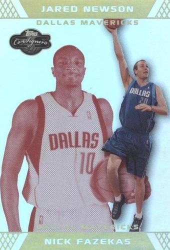 2007-08 Topps Co-Signers - Jared Newson/Nick Fazekas #90