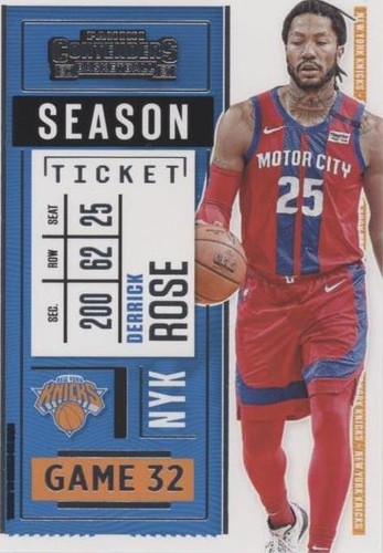 2020-21 Panini Contenders - Derrick Rose #27