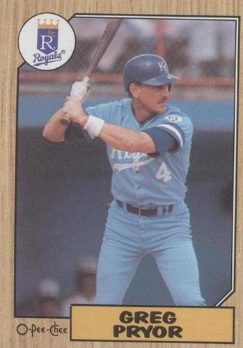 1987 O-Pee-Chee - Greg Pryor #268