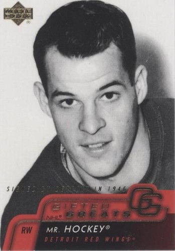 2002-03 Upper Deck - Gordie Howe #GG9