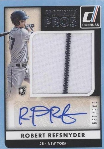 2016 Panini Donruss - Rob Refsnyder #PPMS-RR