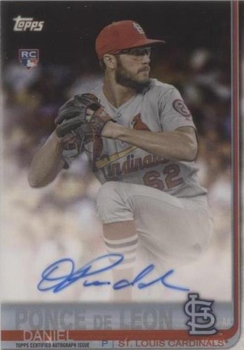 2019 Topps Clearly Authentic Autographs - Daniel Poncedeleon #CAA-DP