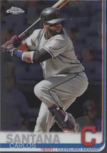 2019 Topps Chrome - Carlos Santana #44
