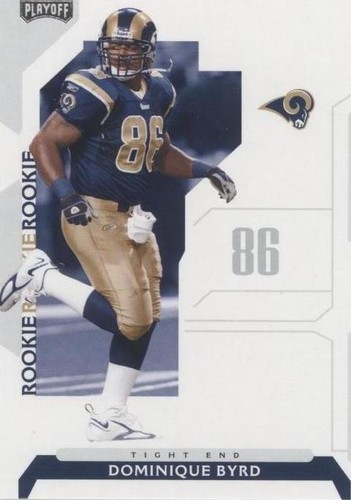 2006 Playoff NFL Playoffs Dominique Byrd #123