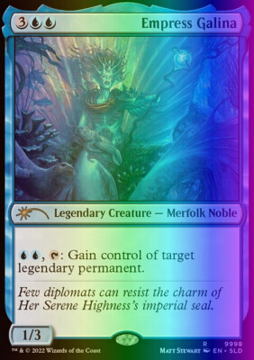 MTG Empress Galina (9998/1164) Secret Lair Drop Series LP FOIL