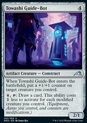 MTG Magic the Gathering Towashi Guide-Bot (262/572) Kamigawa Neon Dynasty NM