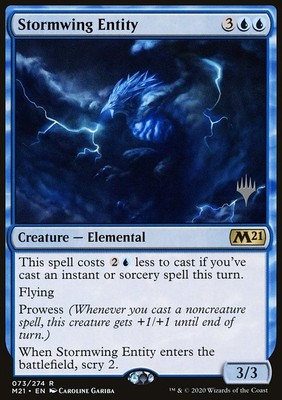 MTG Magic the Gathering Stormwing Entity (73p/142) Core Set 2021 Promos LP