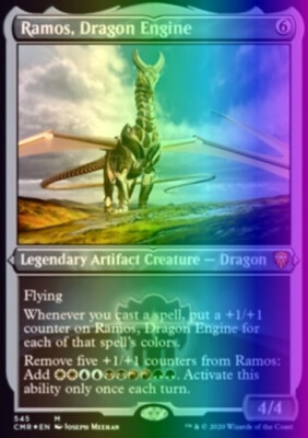 MTG Ramos, Dragon Engine (545/794) Commander Legends LP FOIL- ETCHED