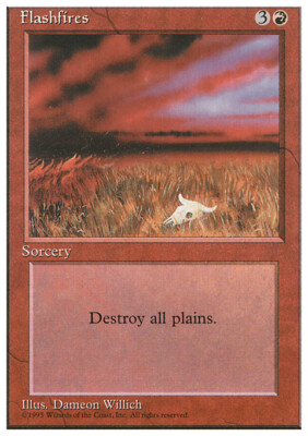Magic the Gathering MTG Flashfires (195) Fourth Edition   LP