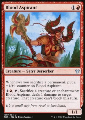 MTG Magic the Gathering Blood Aspirant (128/372) Theros Beyond Death NM