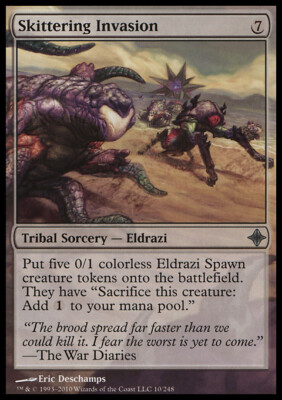 MTG Magic the Gathering Skittering Invasion (10/255) Rise of the Eldrazi LP