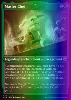 MTG Master Chef (519/1080) Commander Legends Battle for Baldur's Gate LP FOIL