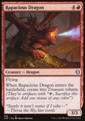 MTG Magic the Gathering Rapacious Dragon (358/496) Jumpstart LP