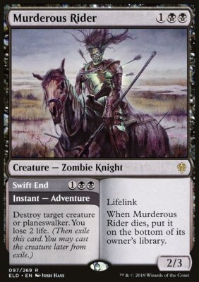 MTG Magic the Gathering Murderous Rider (97/477) Throne of Eldraine LP