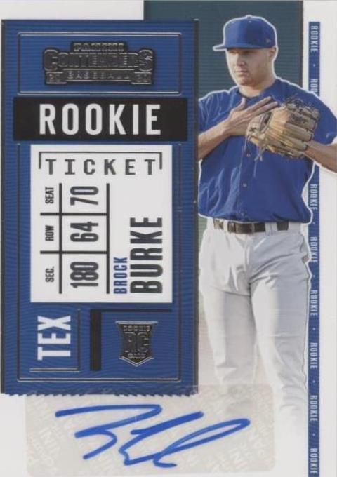 2020 Panini Contenders - Brock Burke #126