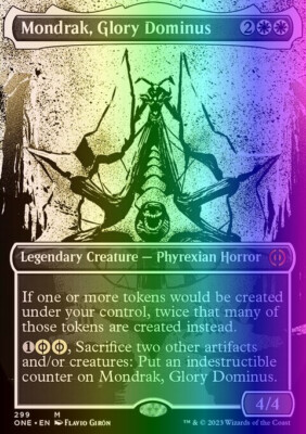 Mondrak, Glory Dominus S&C・Foil Mondrak, Glory Dominus ONE Showcase Step & Compleat Foil