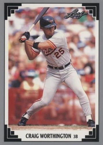 1991 Leaf - Craig Worthington #298