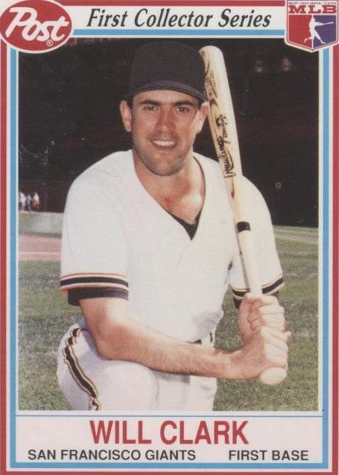 1990 Post - Will Clark #7
