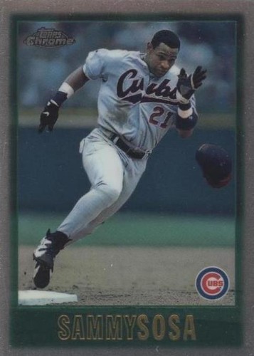 1997 TOPPS CHROME #102 SAMMY SOSA CUBS AGS 9 MINT 527128