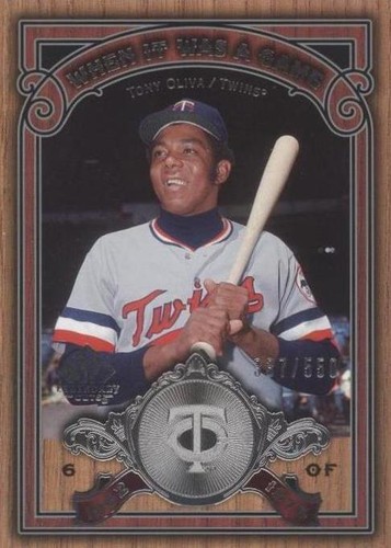 2006 SP Legendary Cuts - Tony Oliva #WG-TO2