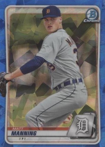 2020 Bowman Chrome Sapphire Edition - Matt Manning #BCP-99