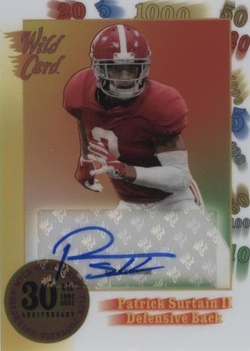 2021 Wild Card Nationals Patrick Surtain II #30TH-27