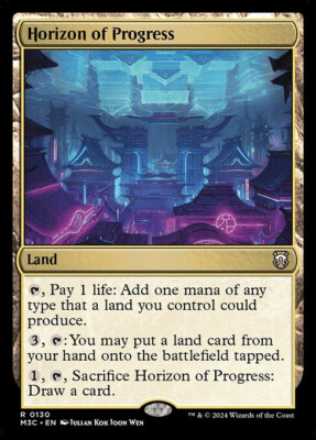 NM Horizon of Progress, MGT, Modern Horizons 3, Magic the Gathering, 130