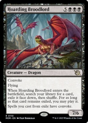 HOARDING BROODLORD mtg NM-M March of The Machine 1 Rare