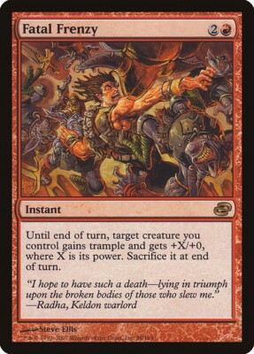 Fatal Frenzy 1x MtG Planar Chaos SP/NM