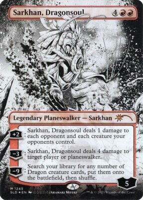 Sarkhan, Dragonsoul - Foil Extended Art Secret Lair NM MTG