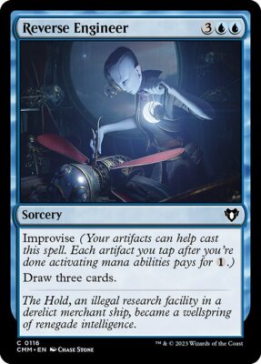 REVERSE ENGINEER x4 mtg NM-M Commander Masters 4 Common
