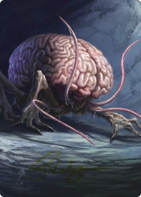 Gold Stamp Art Series INTELLECT DEVOURER  mtg NM Commander Baldurs Gate