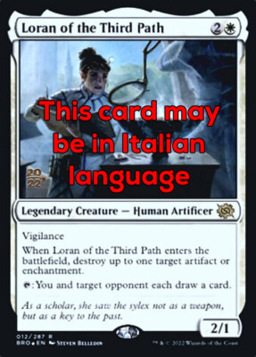 MTG LORAN OF THE THIRD PATH FOIL EXC - LORAN DEL TERZO CAMMINO 12 - BRO PRE