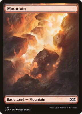 Mountain (380) x1 1x Double Masters NM MTG