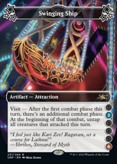 MTG Unfinity Attraction R Swinging Ship 2-6 #231a | eBay