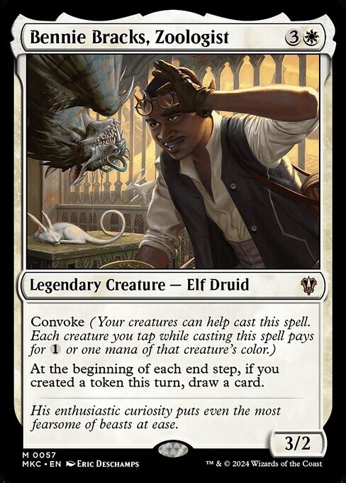 *Mtg: Bennie Bracks, Zoologist - Commander Murders At Karlov Manor Mythic*