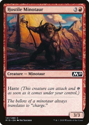 Hostile Minotaur - Core Set 2019 [#147]