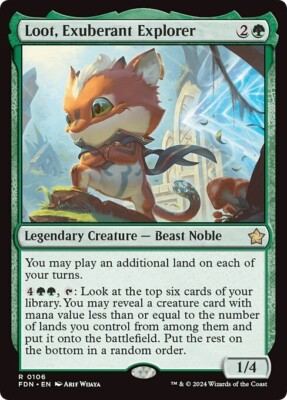 LOOT, EXUBERANT EXPLORER mtg NM-M Foundations 1 Rare