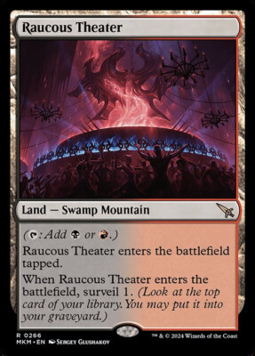 NM Raucous Theater, MTG, Murders at Karlov Manor, Magic the Gathering, 266