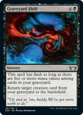 GRAVEYARD SHIFT x4 mtg NM-M Streets of New Capenna 4 Unc