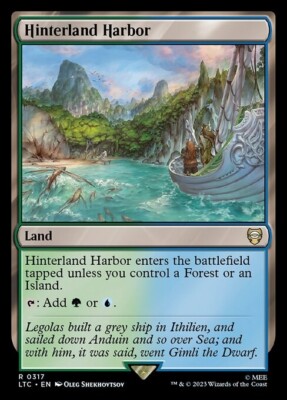 MTG - Hinterland Harbor - Lord of the Rings Commander